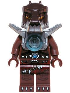 LEGO Minifigure-Crug - Flat Silver Armor-Legends of Chima-LOC109-Creative Brick Builders